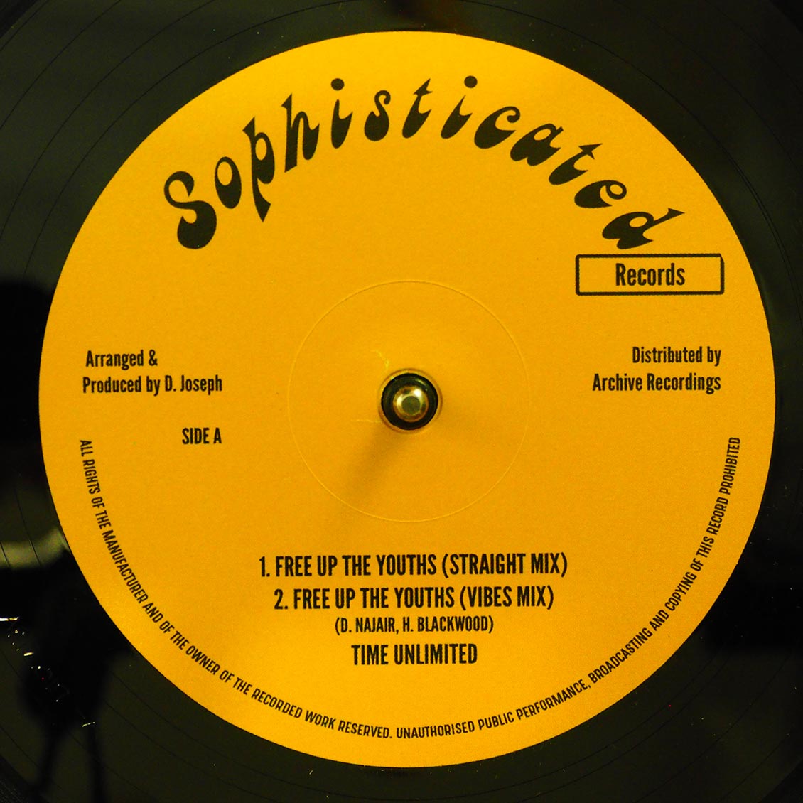Time Unlimited - Free Up The Youths (Straight Mix); Time Unlimited - Free Up The Youths (Vibes Mix) / High Times Players -…