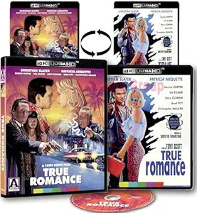 True Romance 4K Ultra HD Blu-ray [Region Free] Romantic Crime Movie product cover