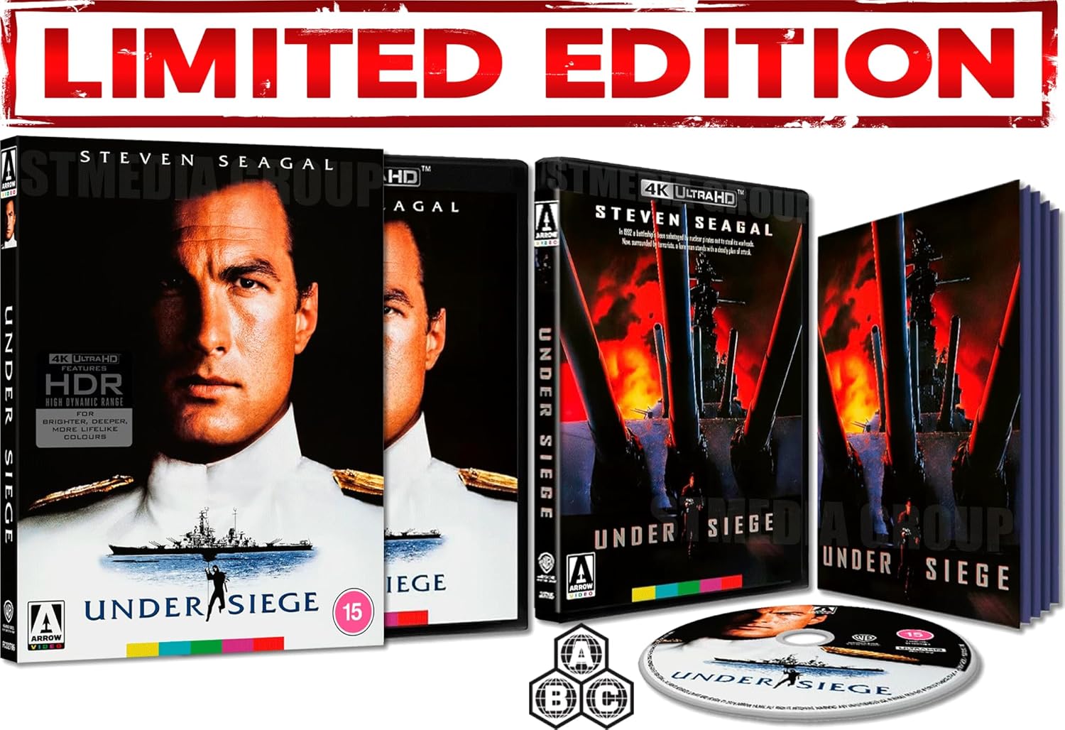 Under Siege (Limited Edition, Reversible cover) [1992] [4K Ultra HD] [Region Free] product cover