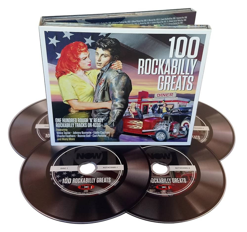 Various Artists - 100 Rockabilly Greats / Various - Music & Performance - CD product cover
