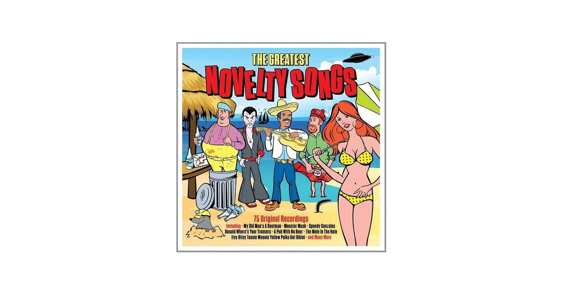 Various Artists - Greatest Novelty Songs - Music & Performance - CD product cover