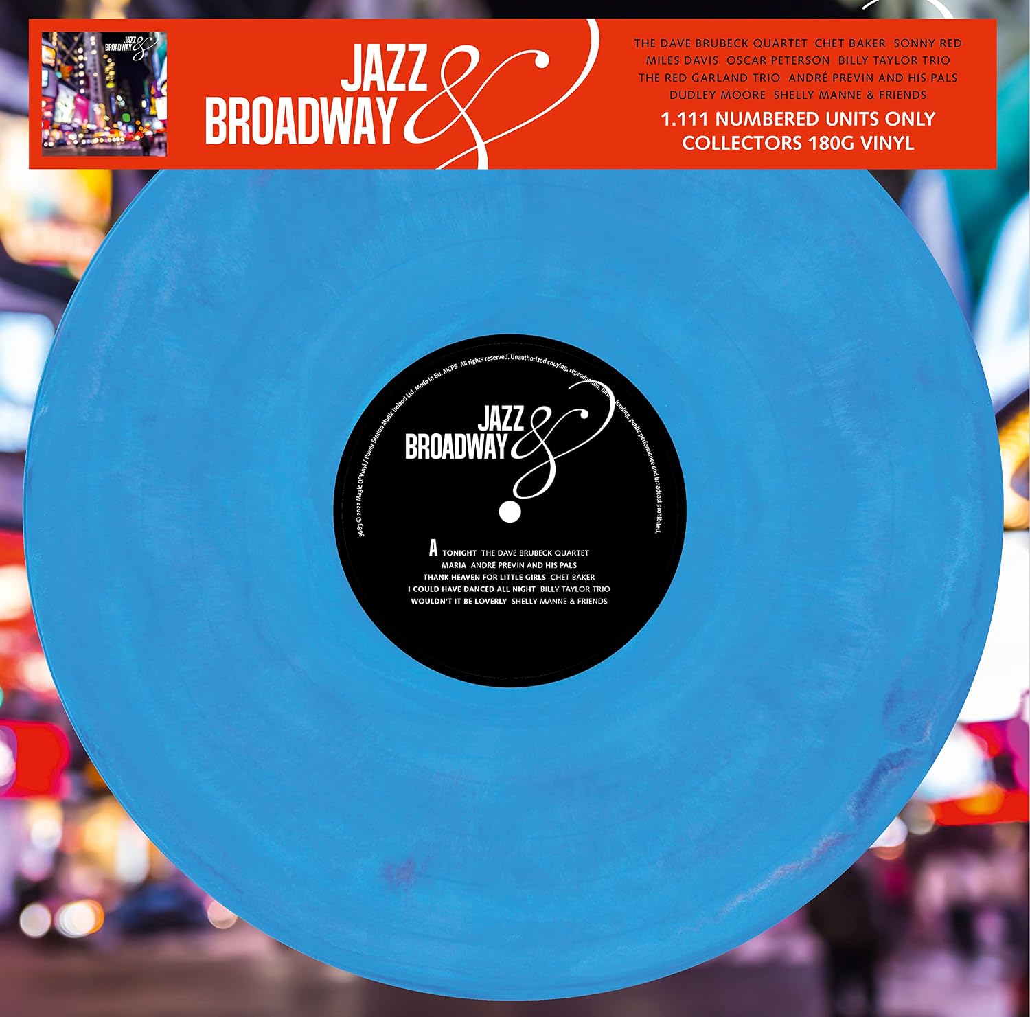 Various Artists Jazz and Broadway (Vinyl Record) 12" Album Coloured Vinyl product cover