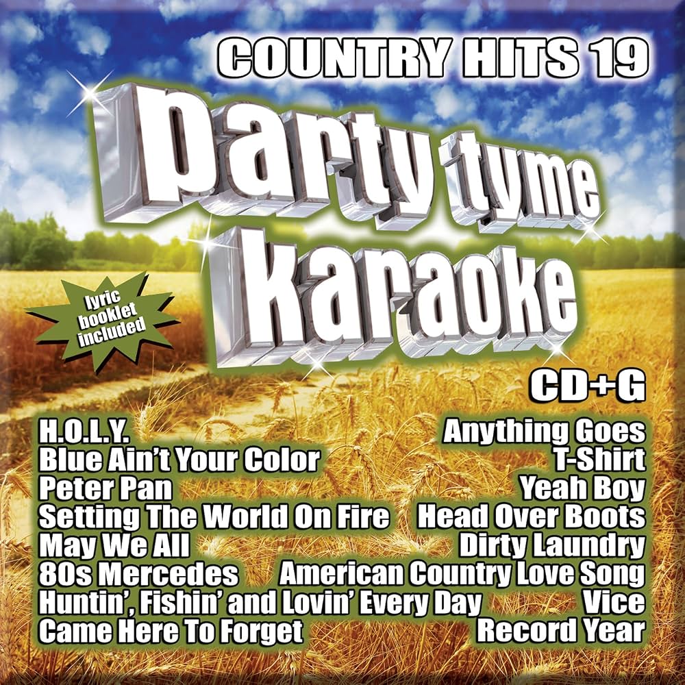 Various Artists - Party Tyme Karaoke: Country Hits, Vol. 19 - Karaoke - CD product cover