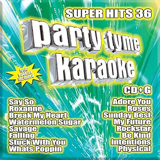 Various Artists - Party Tyme Karaoke: Super Hits 36 - Perfect for Karaoke Enthusiasts - CD product cover