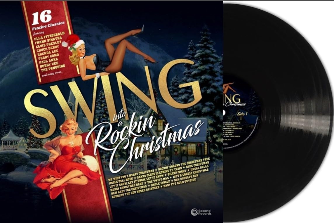 Various Artists Swing Into a Rockin' Christmas (Vinyl Record) 12" Album product cover