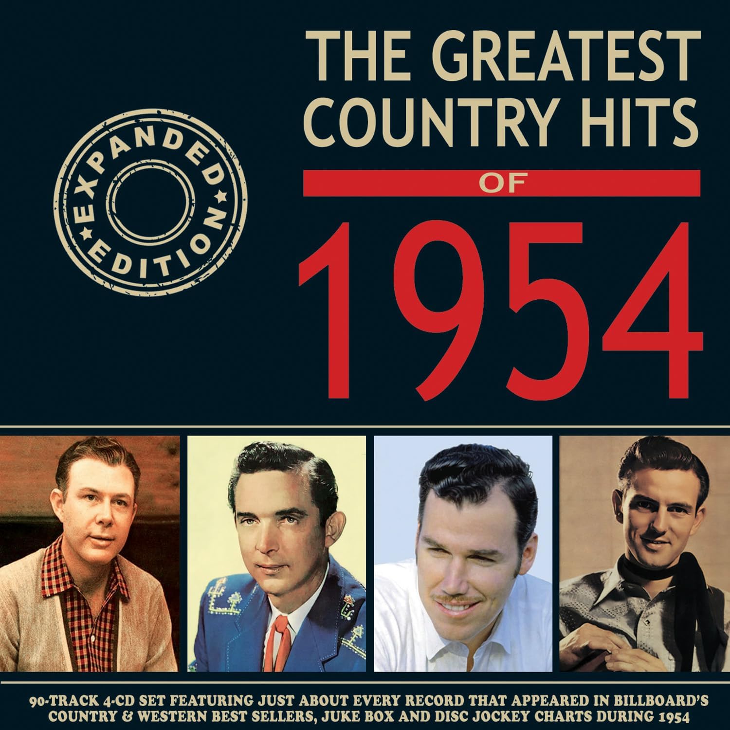 Various Artists - The Greatest Country Hits Of 1954 (Various Artists) - Music & Performance - CD product cover