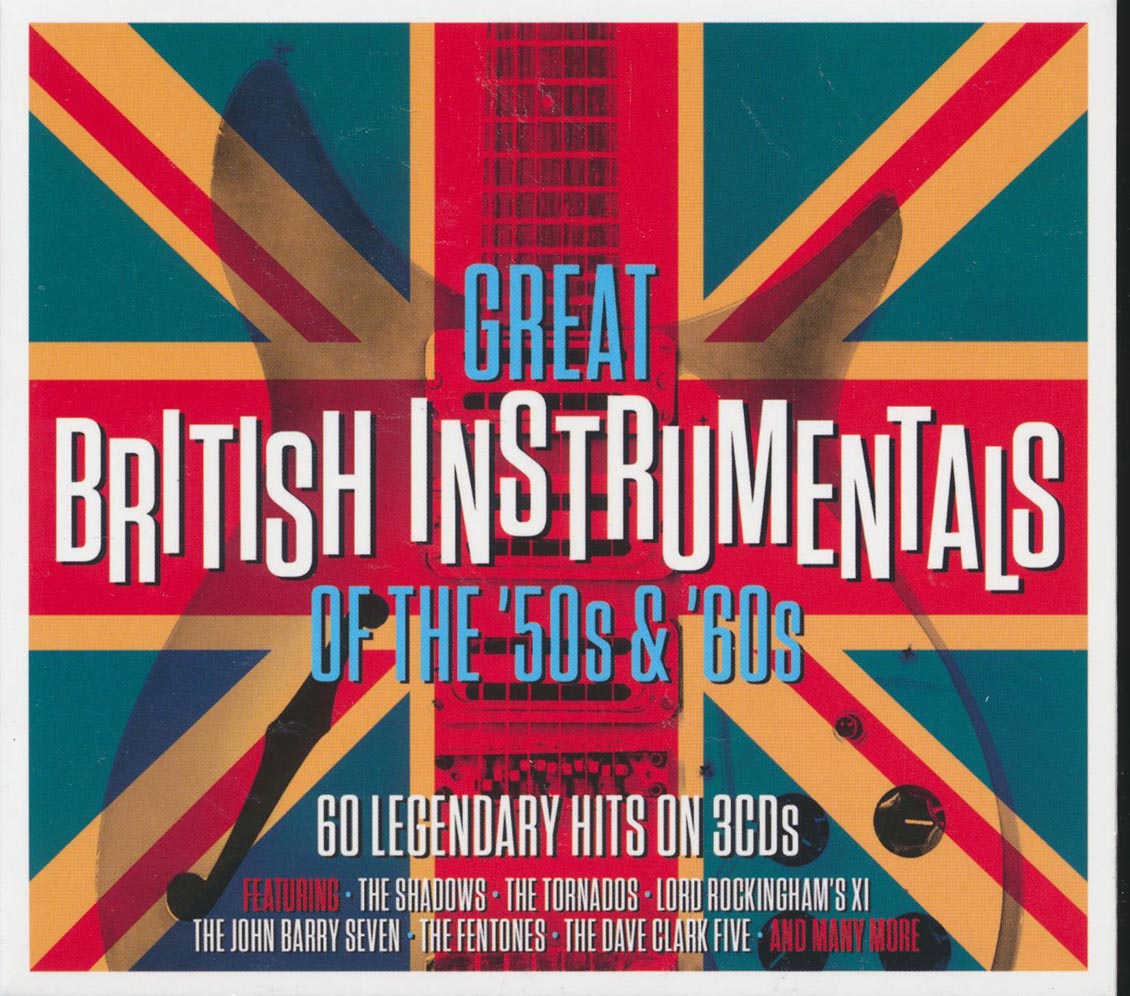 Various - Great British Instrumentals Of The '50s & '60s (60 tracks) (3xCD) (deluxe 3-fold digipak) product cover