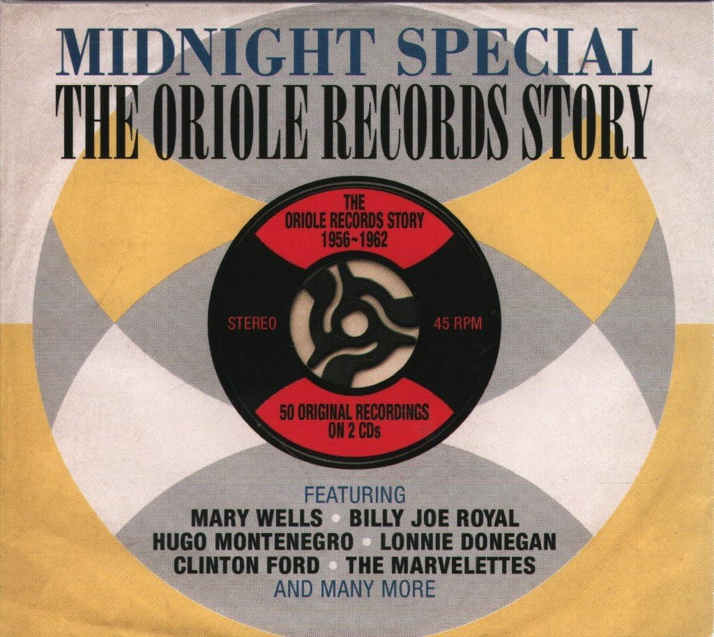 Various - Midnight Special: The Oriole Records Story 1956-1962 (50 tracks) (2xCD) (deluxe 3-fold digipak) - CD product cover