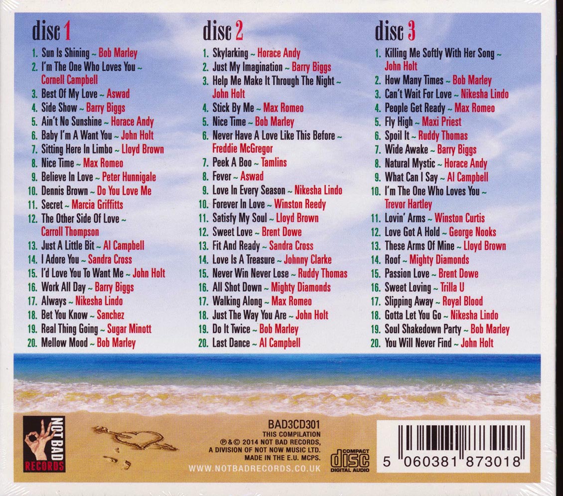 Various - Reggae Love Songs (60 tracks) (3xCD) product image 2