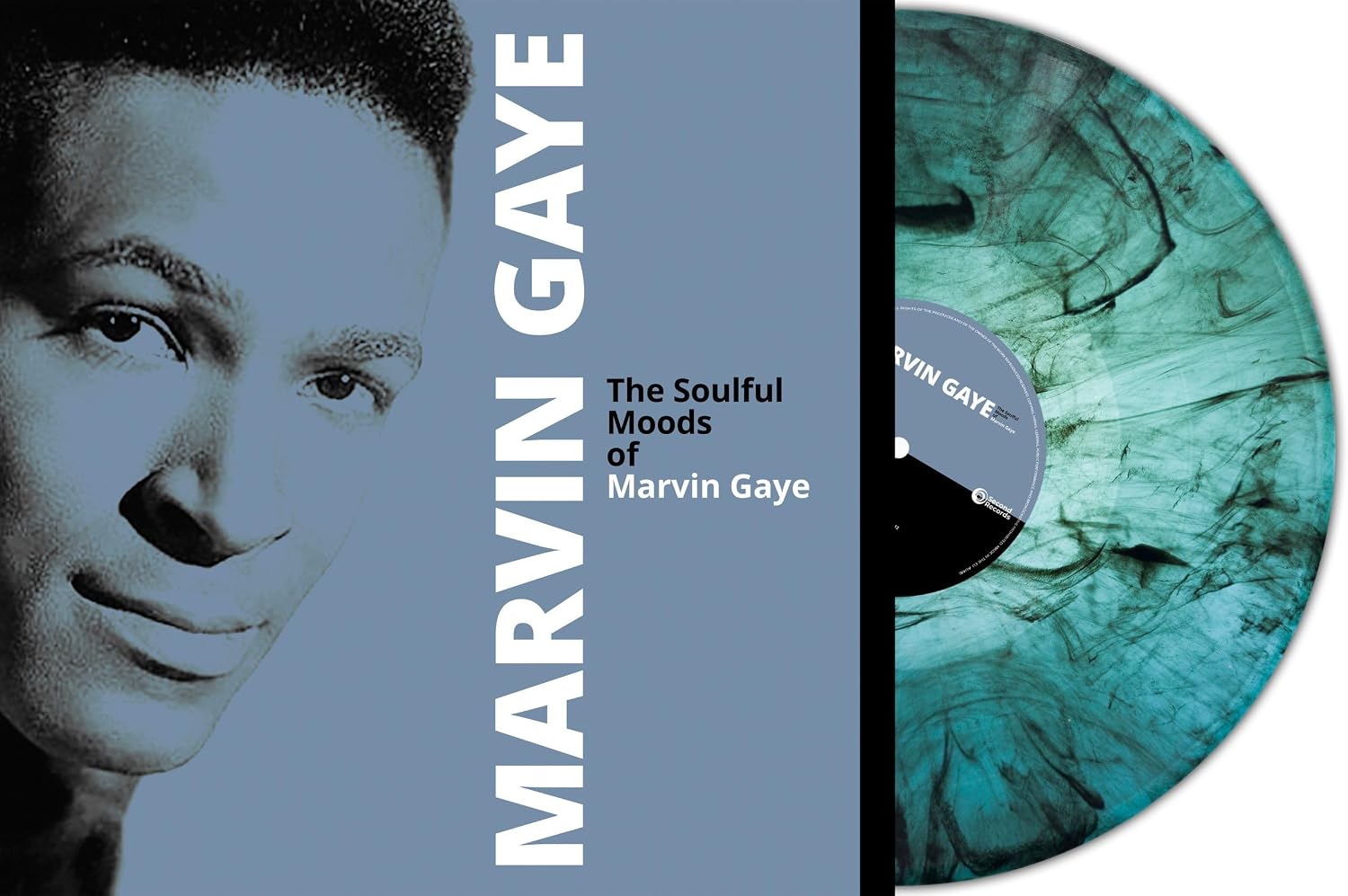 Various - The Soulful Moods Of Marvin Gaye (Turquoise Marble Vinyl) [VINYL] product cover