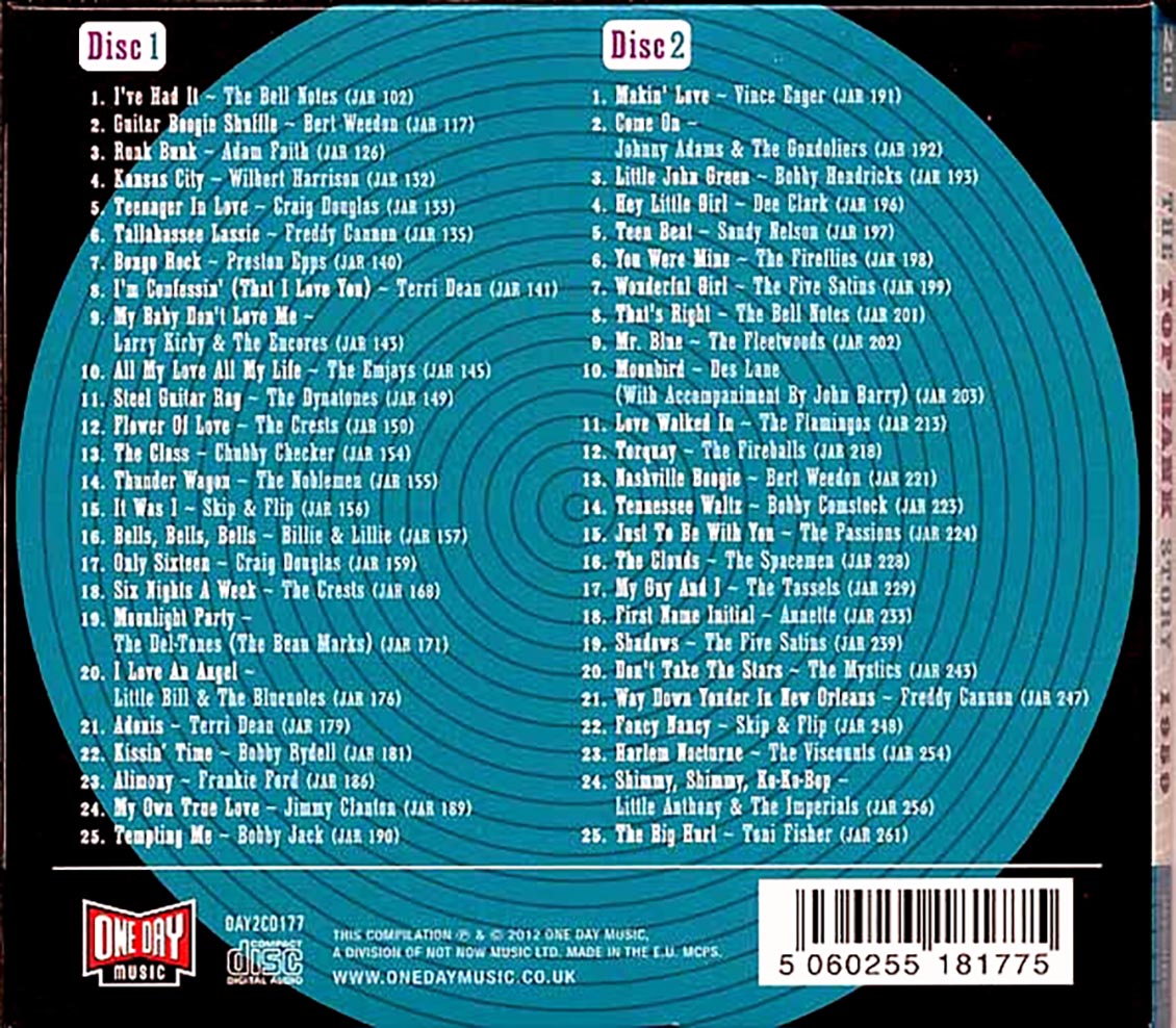 Various - The Top Rank Story 1959 (50 tracks) (2xCD) (deluxe 3-fold digipak) product image 2