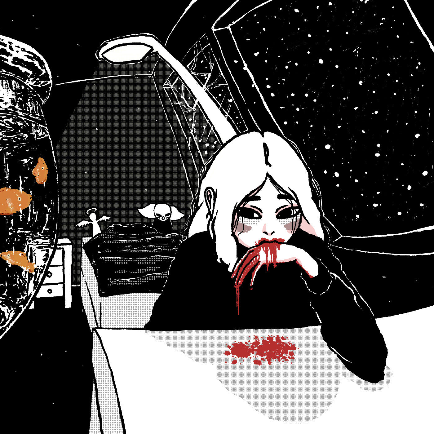 Weatherday Hornet Disaster (Clear With Red Splatter “Blood Online” Vinyl)