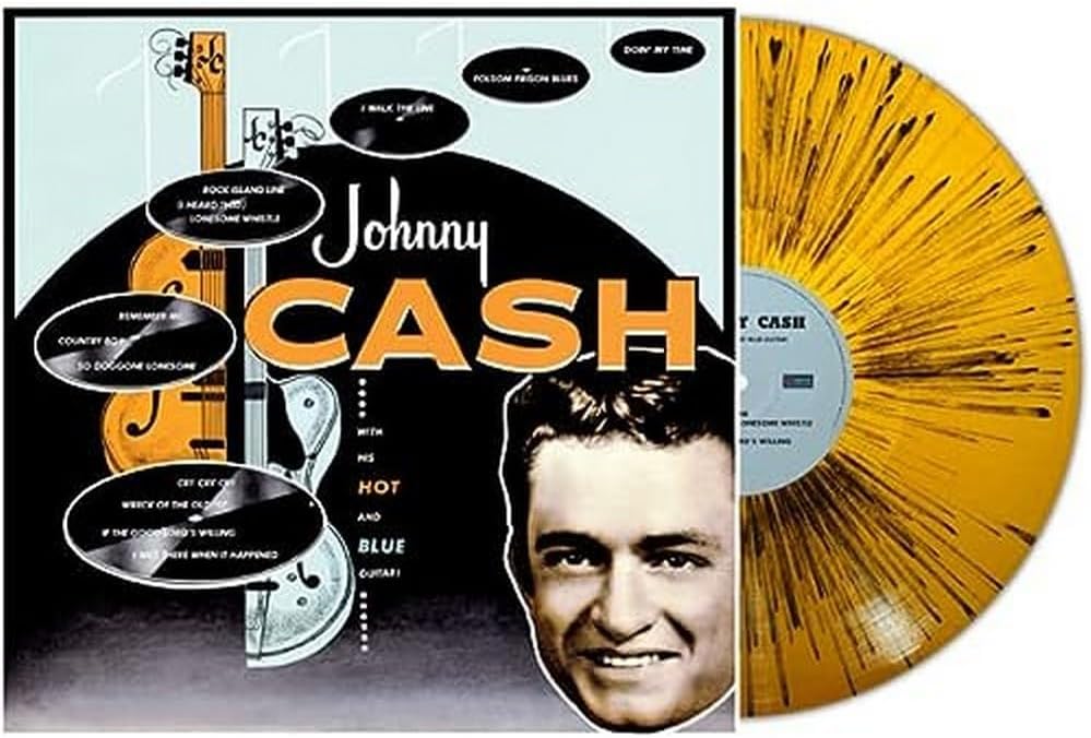With His Hot and Blue Guitar (LP) product cover
