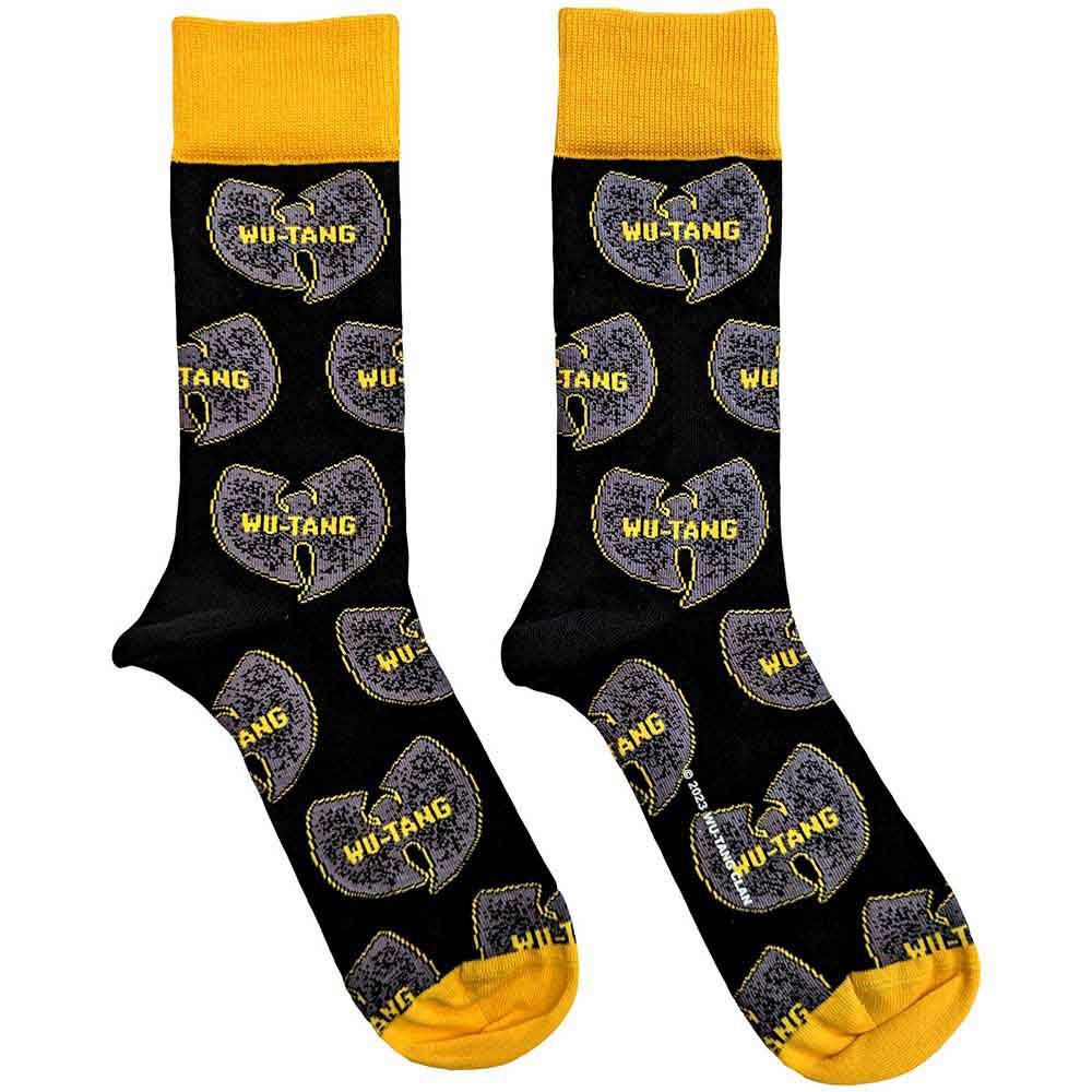 Wu-tang Clan Grey Logos Black