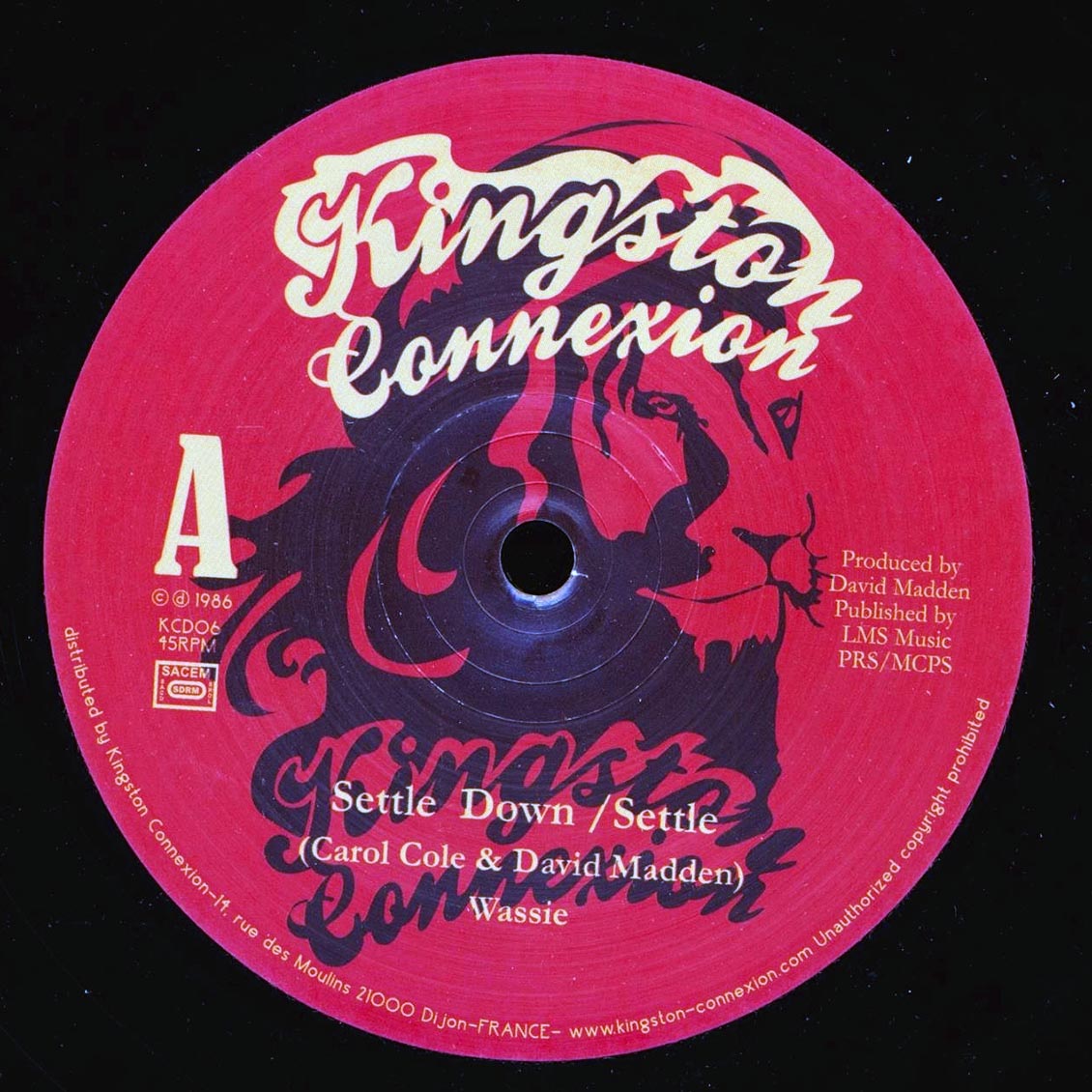 Zap Pow - River / Carol Cole - Settle Down; David Madden - Settle product cover